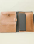 Leatherite Desk Organiser With Pen And dairy