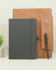 Leatherite Desk Organiser With Pen And dairy