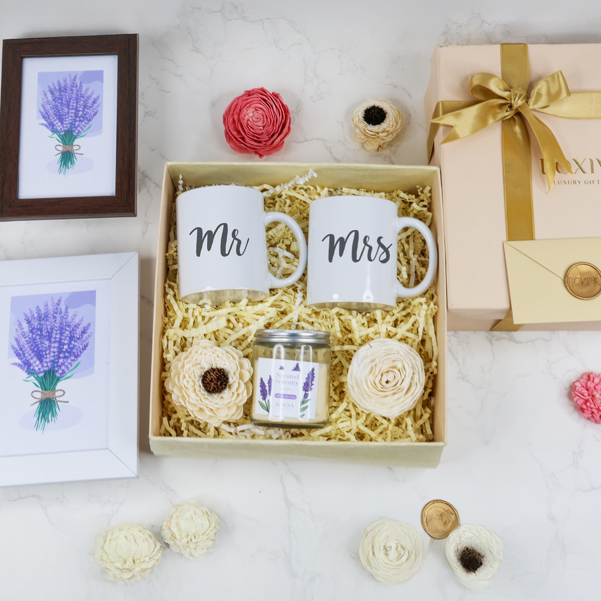 Mr Mrs Classic Anniversary Gift Hamper – Boxiva Luxury Gifting