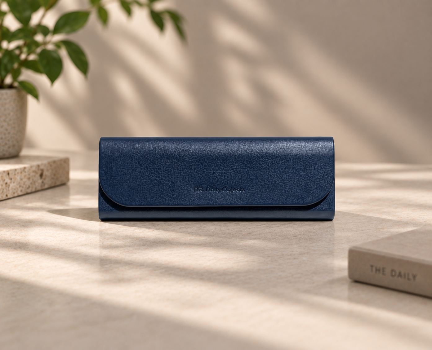 DailyObjects Foldaway Sunglass Case - Blue