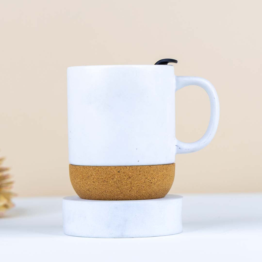 Cork Mug - White