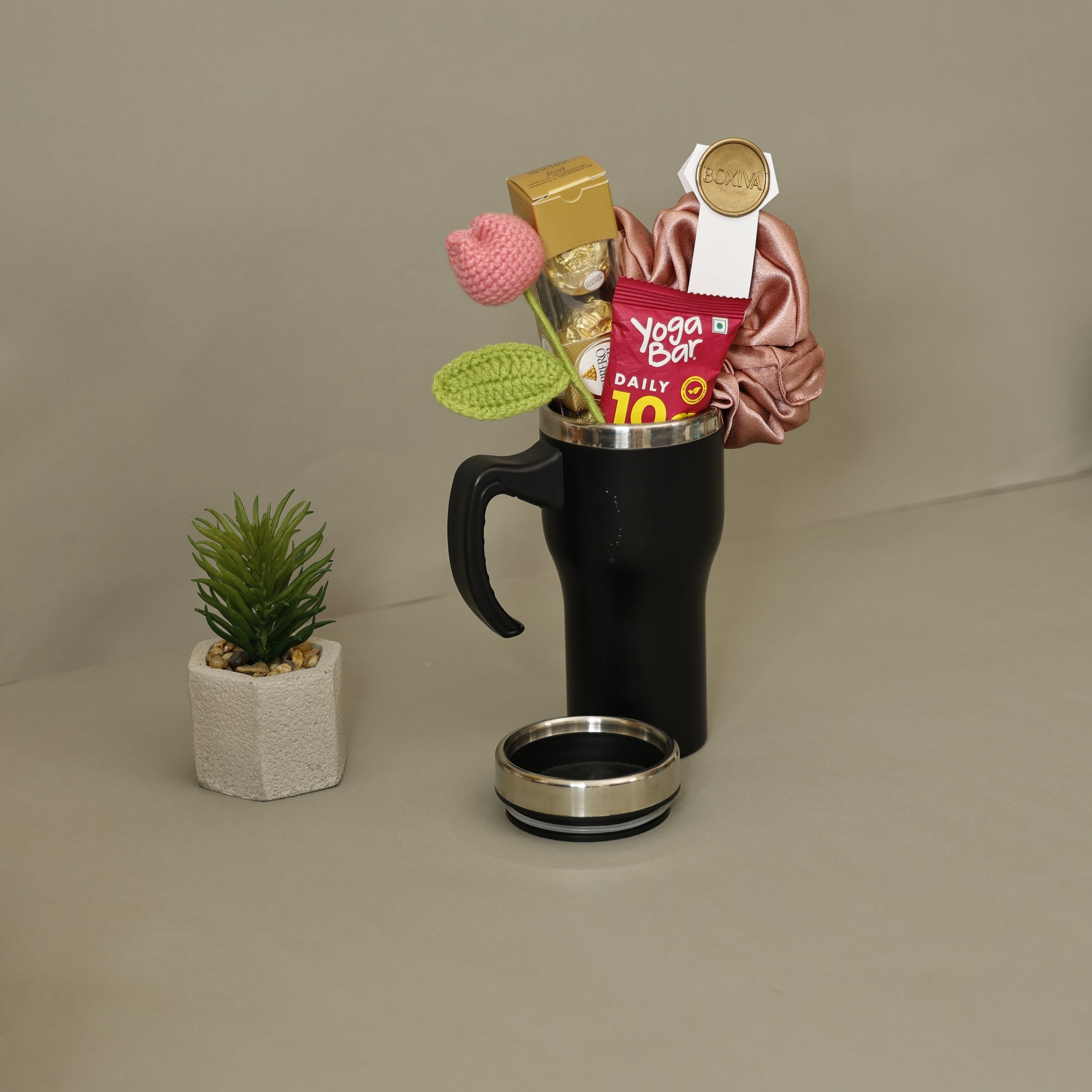 A hamper in a Mug