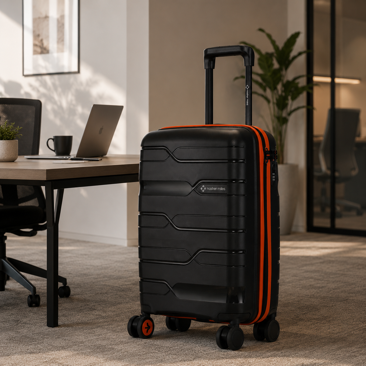 Nasher Miles Cabin Luggage Bag - Black