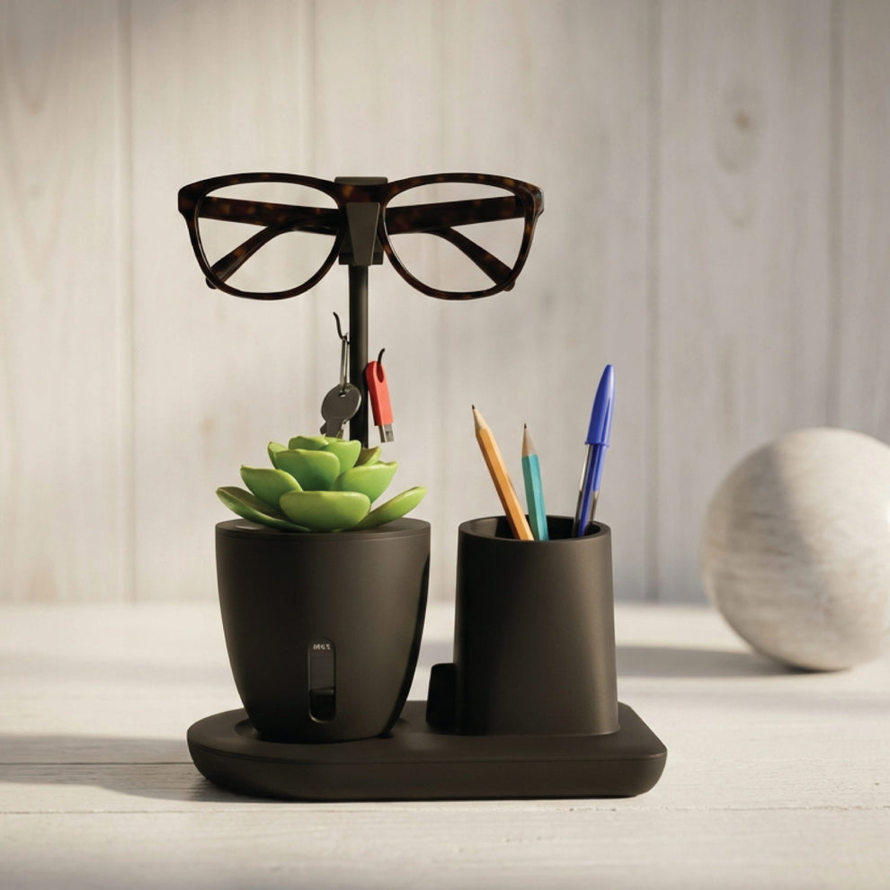 Multifunctional Desk Organizer with Eyewear &amp; Key Holder