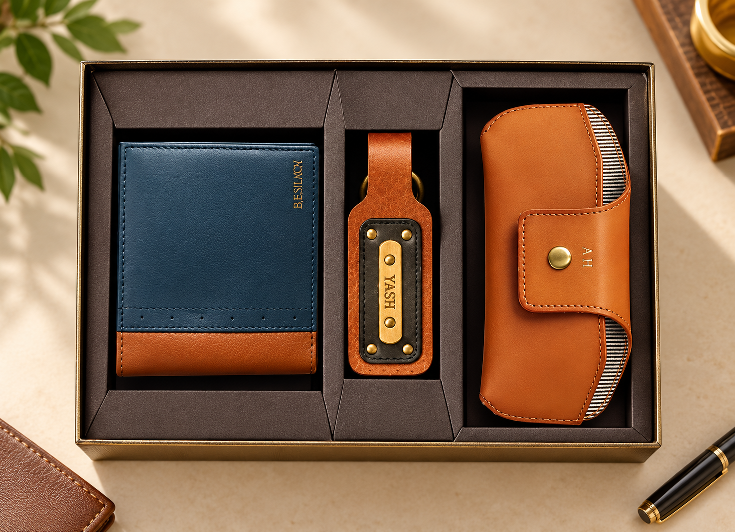 Personalized Wanderlust Gift Hamper - Men
