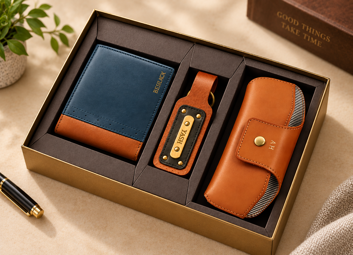 Personalized Wanderlust Gift Hamper - Men
