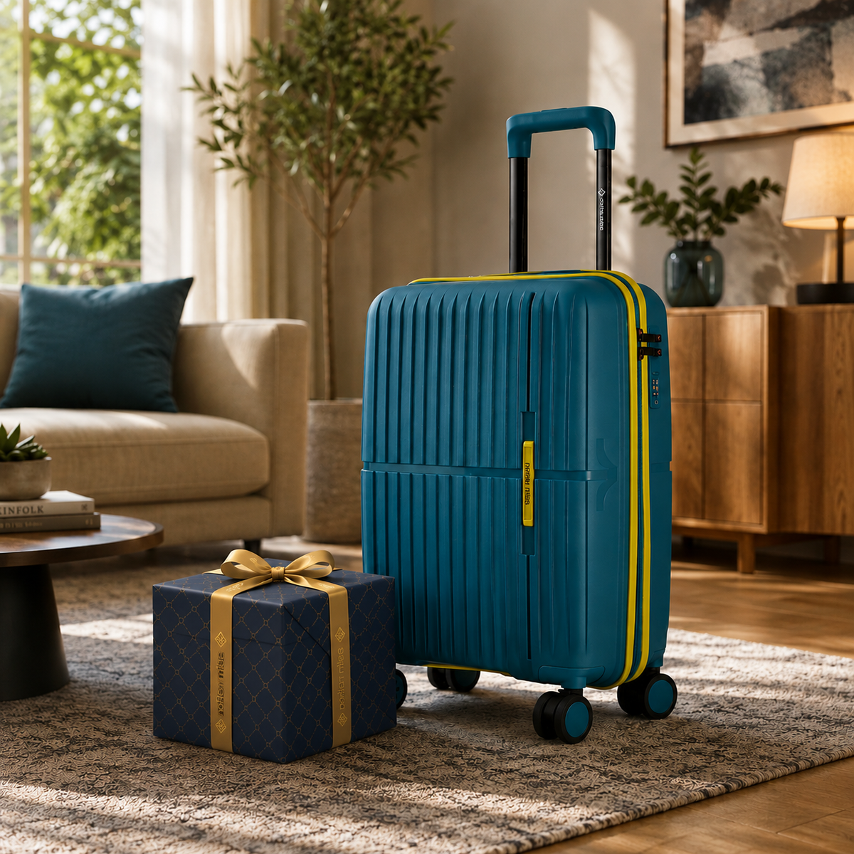 Nasher Cabin Luggage Bag with Gift Hamper