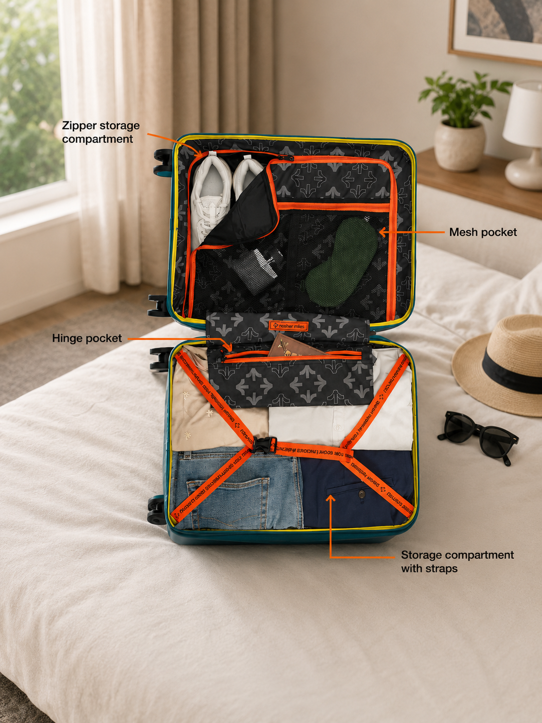 Nasher Cabin Luggage Bag with Gift Hamper